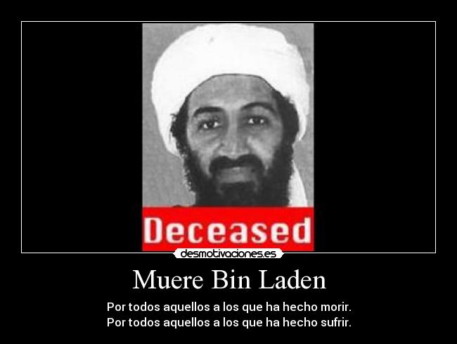 Muere Bin Laden -