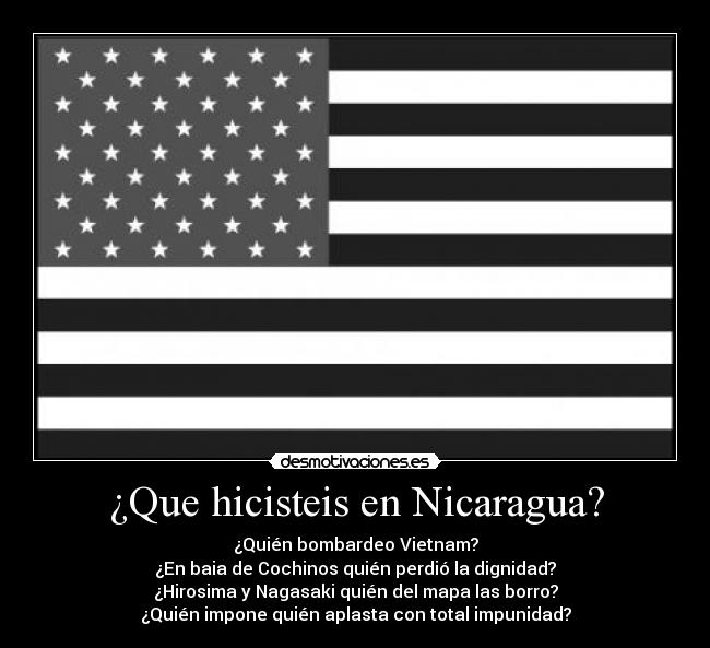 ¿Que hicisteis en Nicaragua? - 