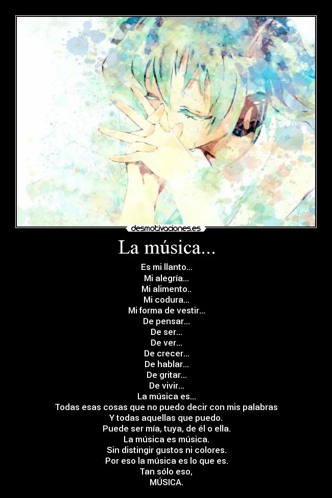 La música... - 
