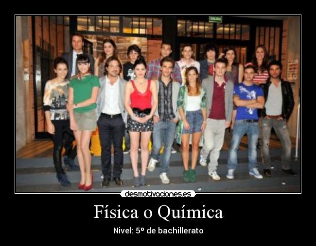 Física o Química - Nivel: 5º de bachillerato