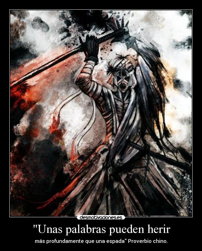 Unas palabras pueden herir -