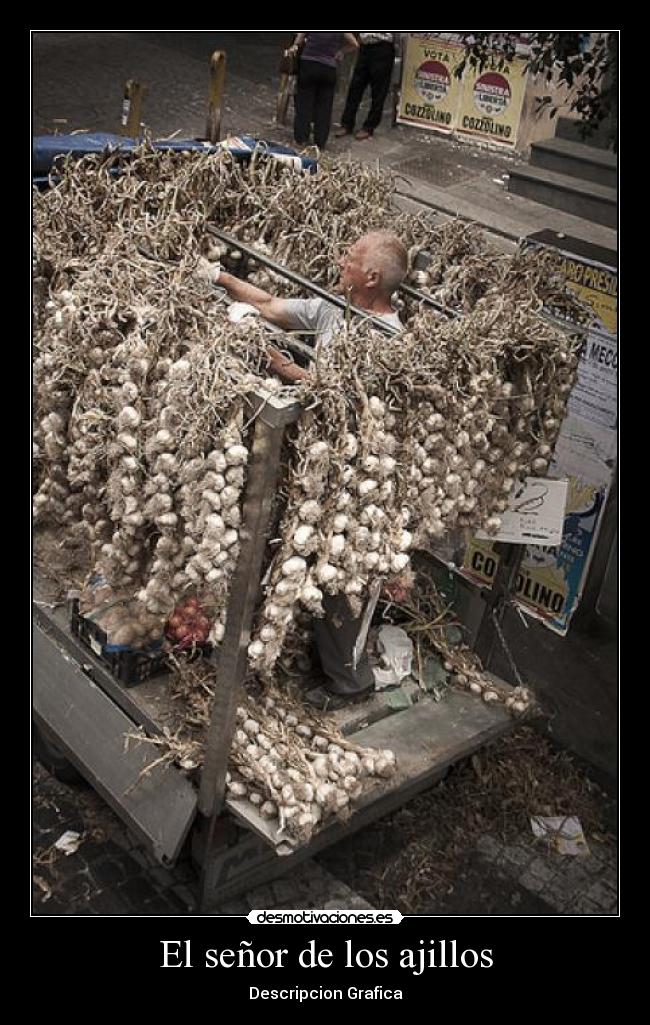 El señor de los ajillos - Descripcion Grafica