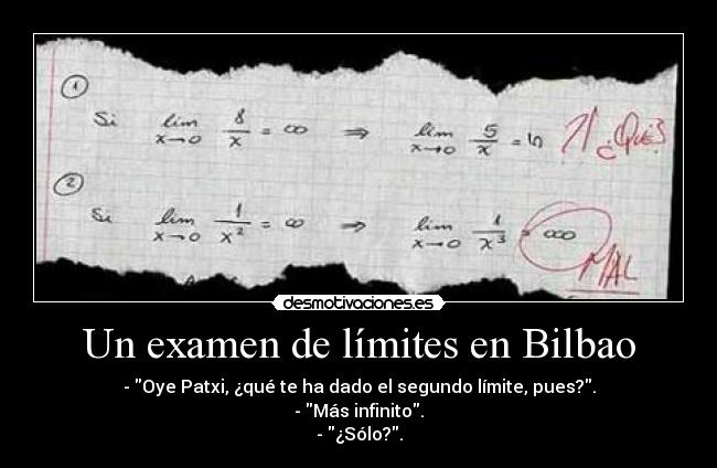 Un examen de límites en Bilbao -