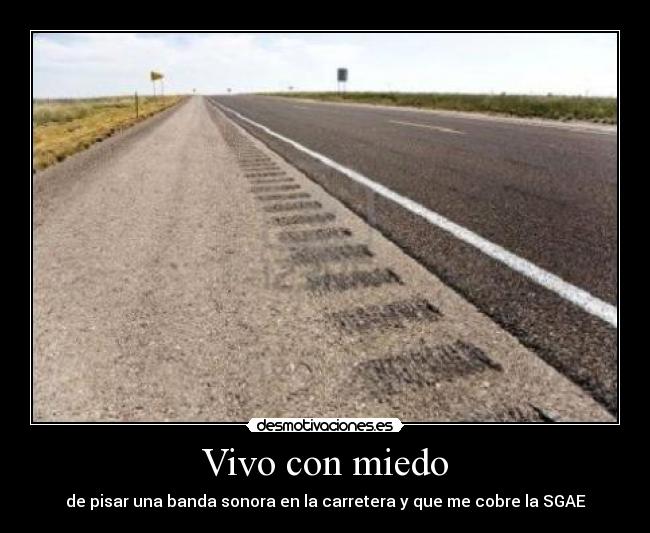 carteles miedo banda sonora sgae desmotivaciones