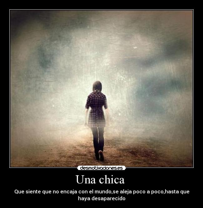 Una chica -