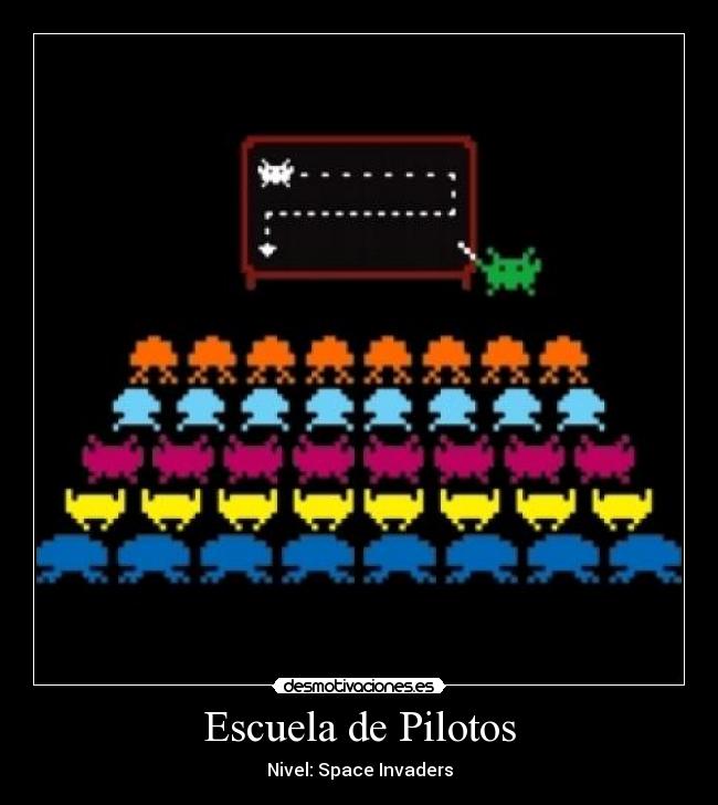 Escuela de Pilotos - Nivel: Space Invaders