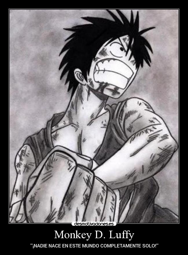 Monkey D. Luffy - ¡NADIE NACE EN ESTE MUNDO COMPLETAMENTE SOLO!