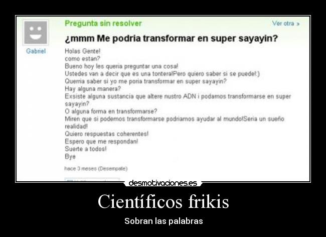 Científicos frikis - 