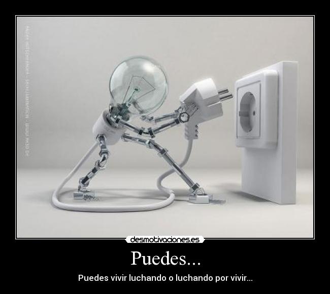 Puedes... -