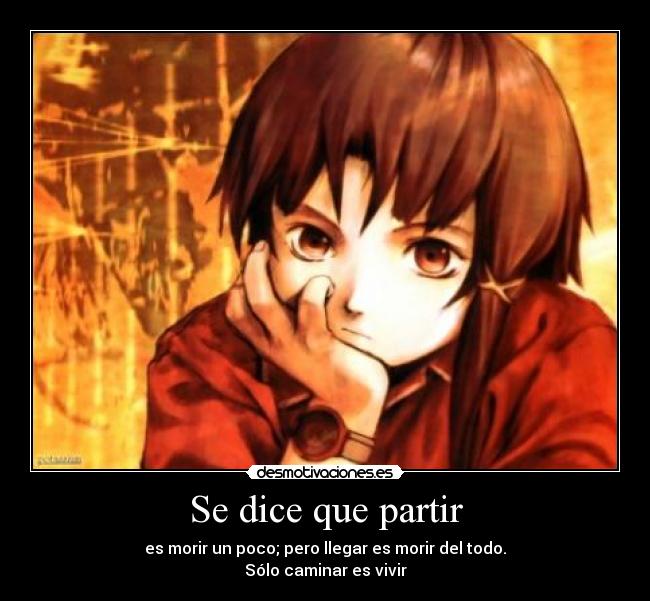 Se dice que partir -