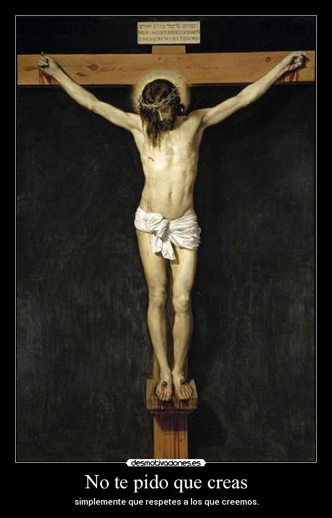 No te pido que creas - 