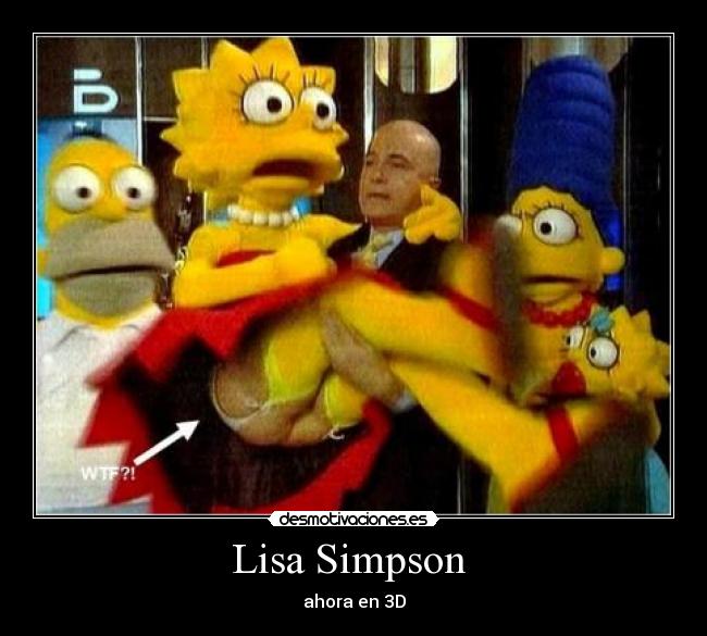 Lisa Simpson  - ahora en 3D