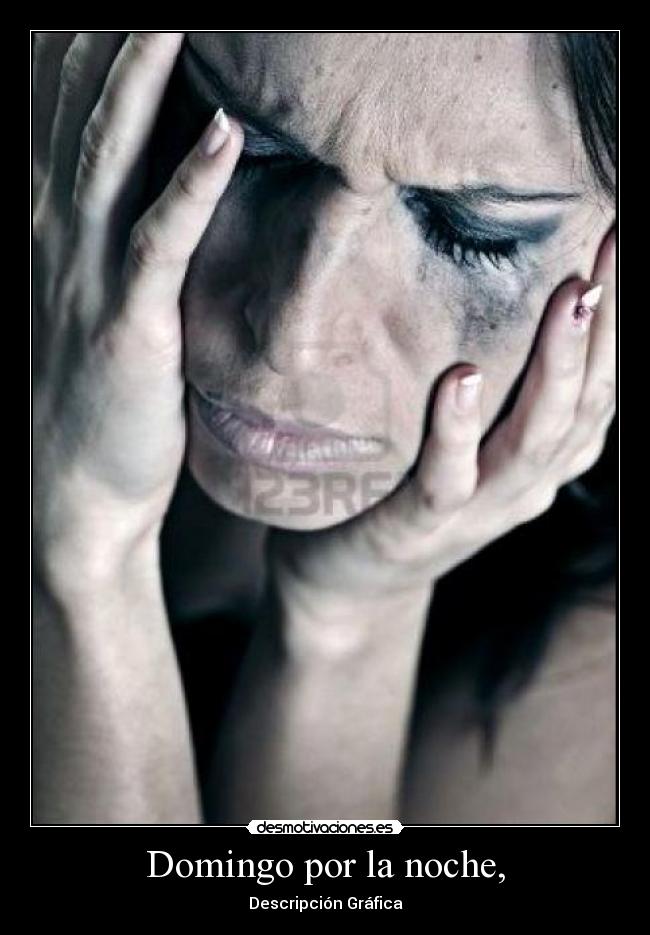 Domingo por la noche, - Descripción Gráfica