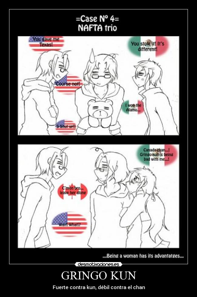 carteles canada mexico america hetalia axis power desmotivaciones