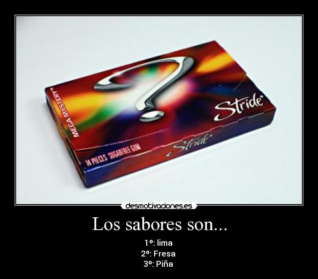 Los sabores son... - 