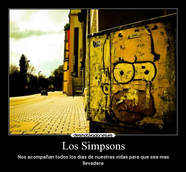 Los Simpsons - Nos acompañan todos los días de nuestras vidas para que sea mas llevadera