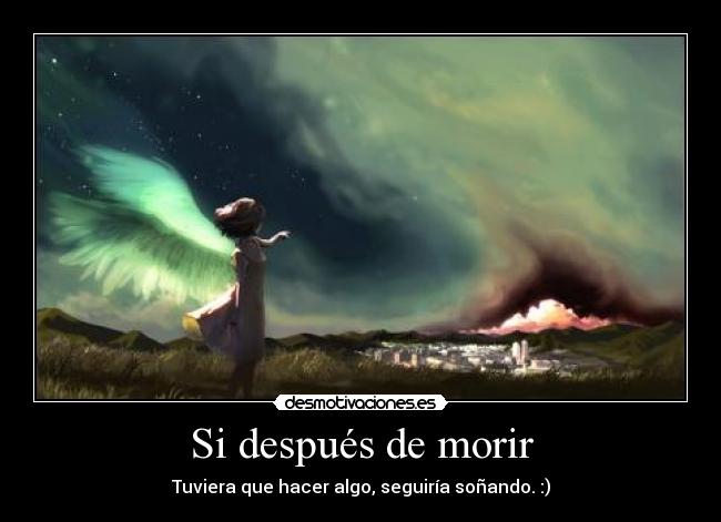 Si después de morir -