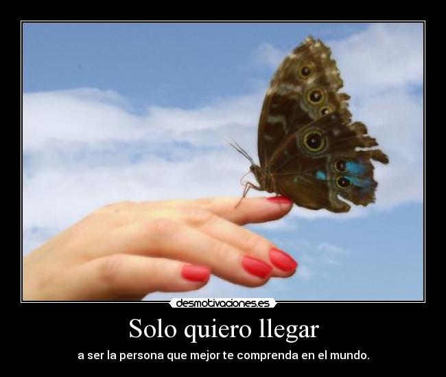 Solo quiero llegar -
