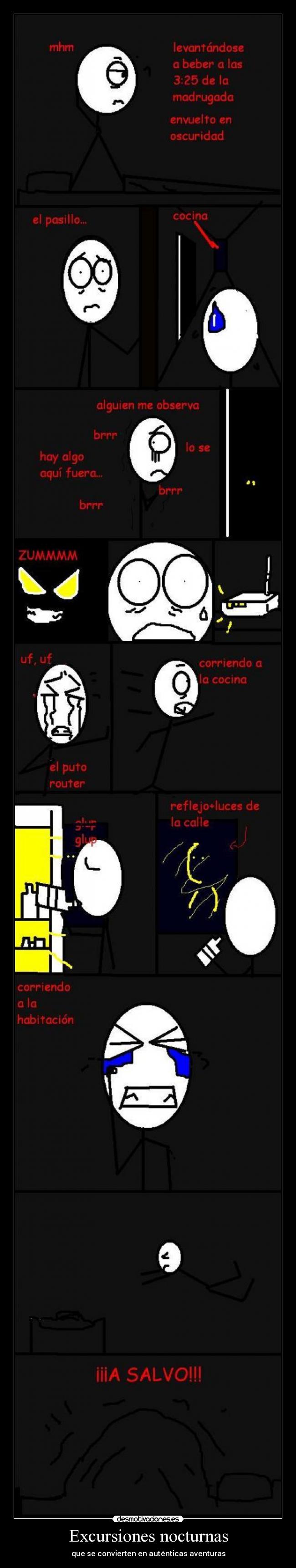 Excursiones nocturnas - que se convierten en auténticas aventuras