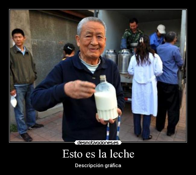 Esto es la leche - Descripción gráfica