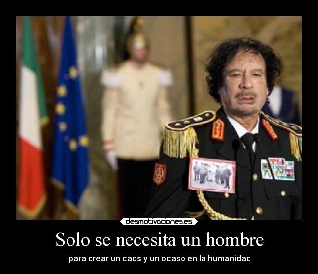 Solo se necesita un hombre -