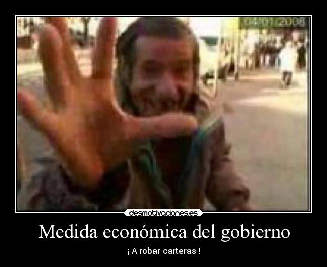 Medida económica del gobierno - 
