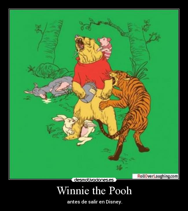 Winnie the Pooh - antes de salir en Disney.