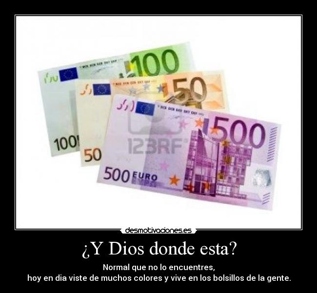 carteles dios donde esta desmotivaciones
