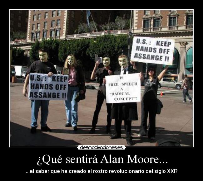 ¿Qué sentirá Alan Moore... - 