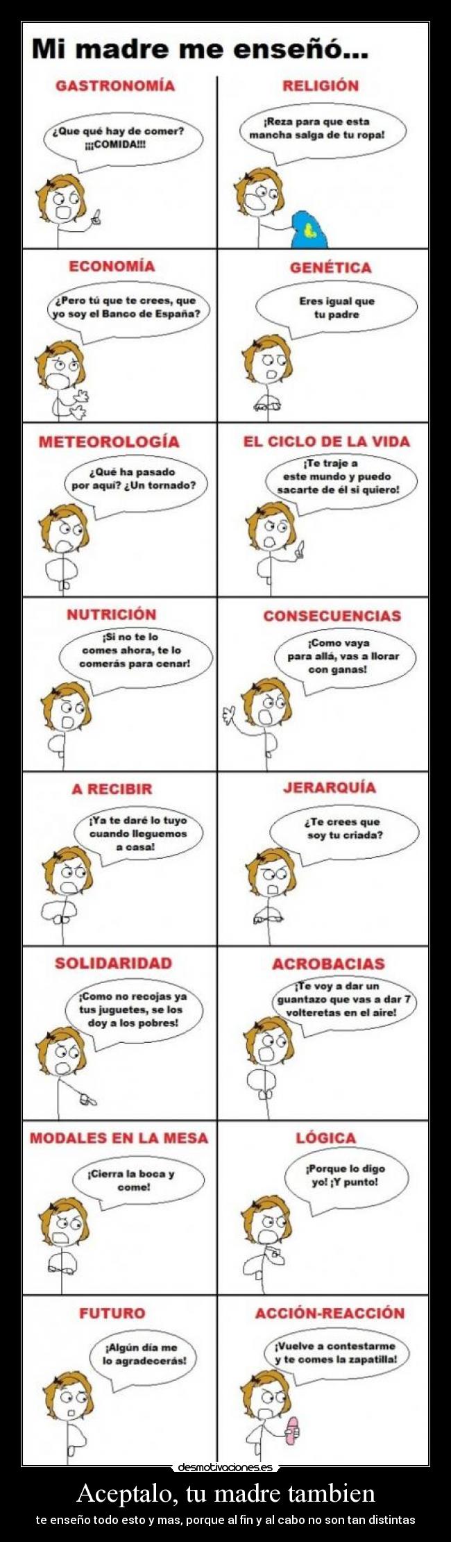Aceptalo, tu madre tambien - 