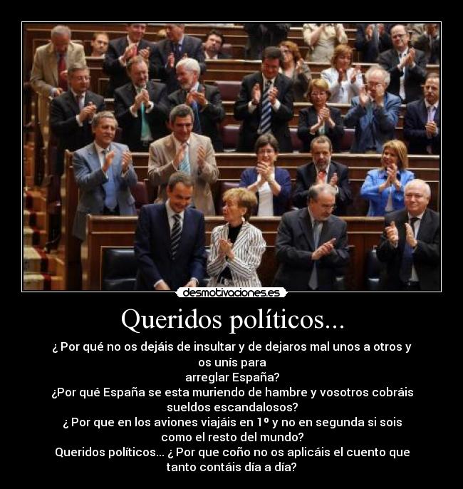 Queridos políticos... - 
