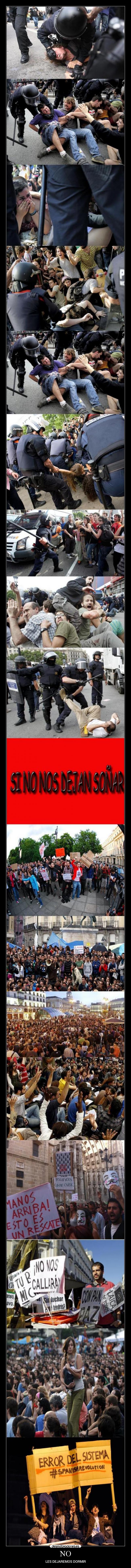 NO - LES DEJAREMOS DORMIR