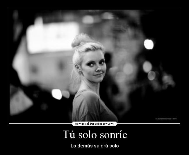 Tú solo sonríe - 