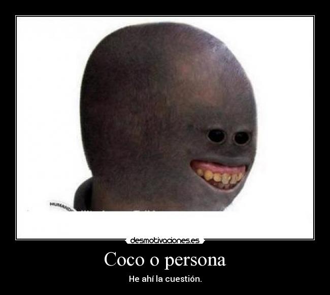 Coco o persona -