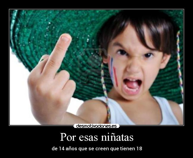 carteles por esas ninatas desmotivaciones