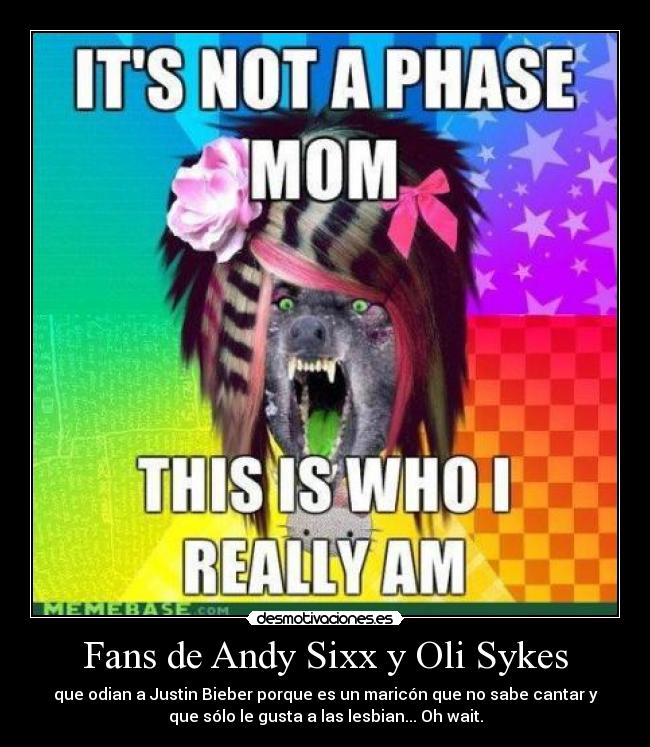 Fans de Andy Sixx y Oli Sykes -