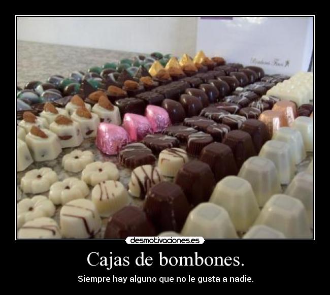 Cajas de bombones. - 
