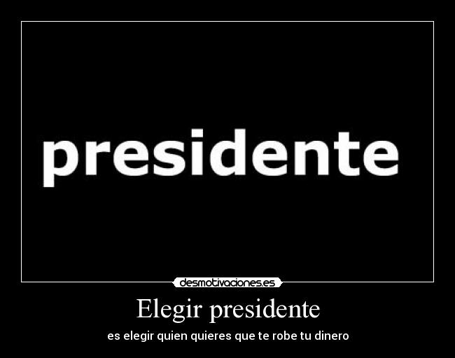 Elegir presidente -