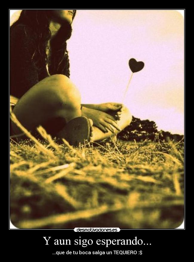 Y aun sigo esperando... -