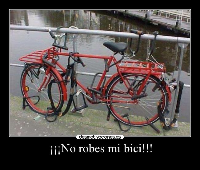 ¡¡¡No robes mi bici!!! - 