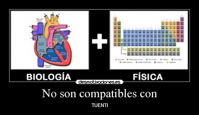 No son compatibles con -