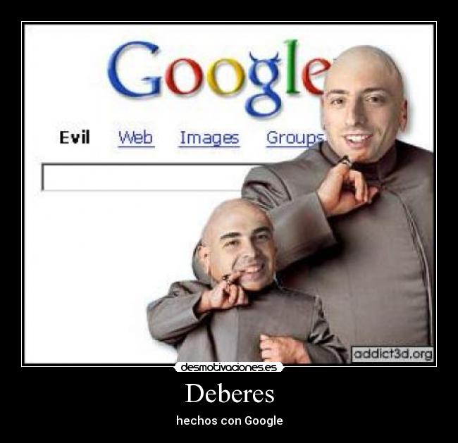 Deberes - hechos con Google