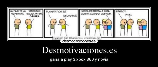 Desmotivaciones.es - gana a play 3,xbox 360 y novia