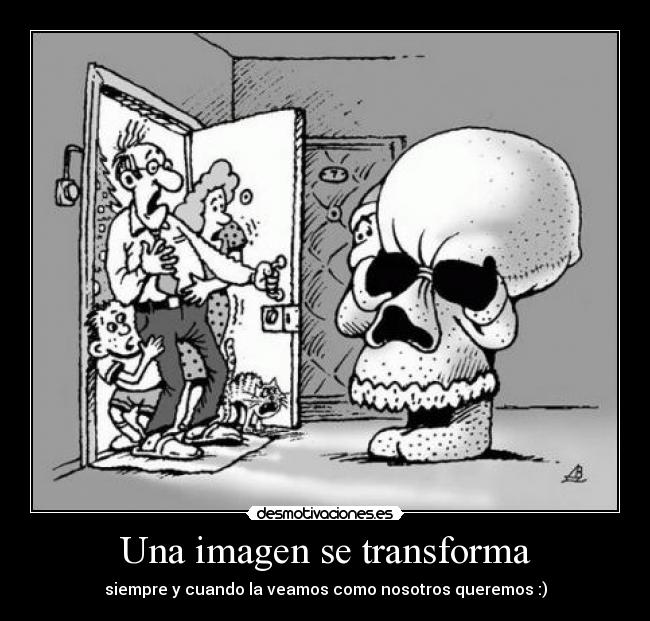 Una imagen se transforma -