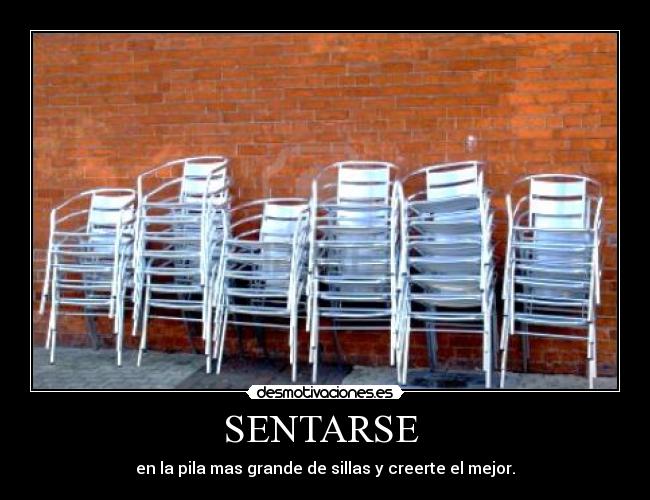 SENTARSE -