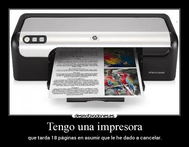 Tengo una impresora - 