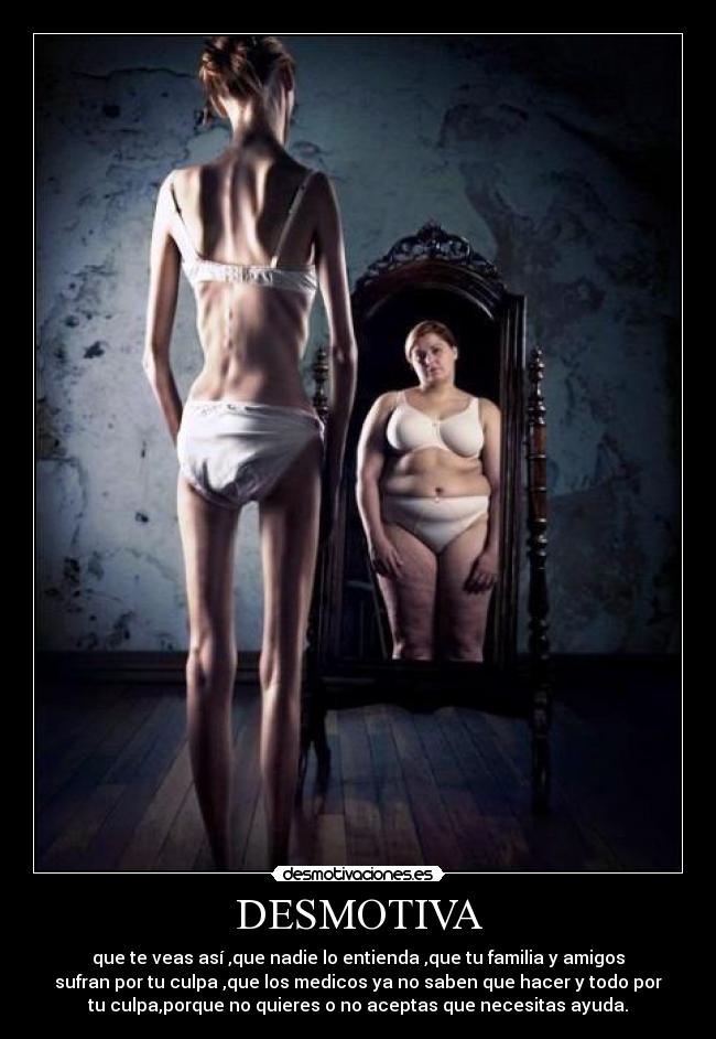 carteles anorexia desmotivaciones