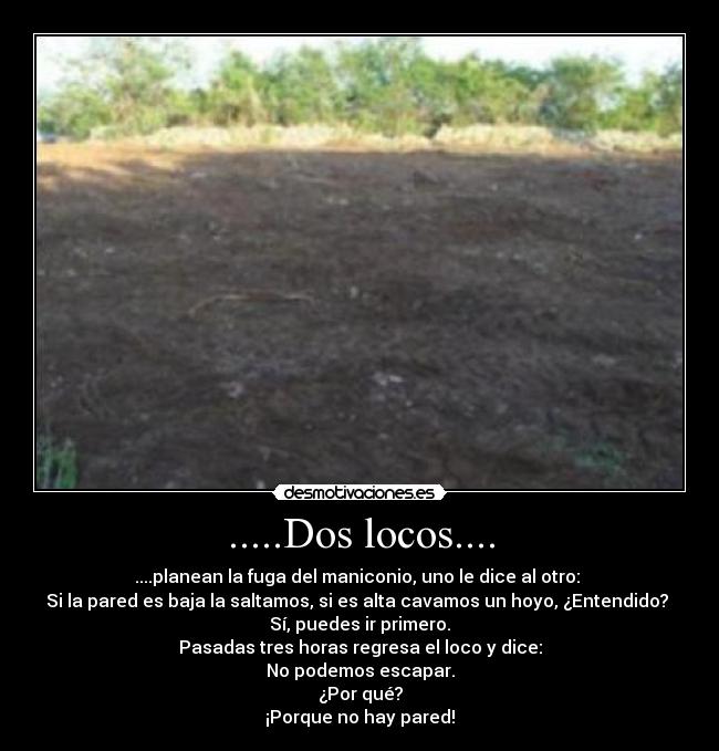 .....Dos locos.... -