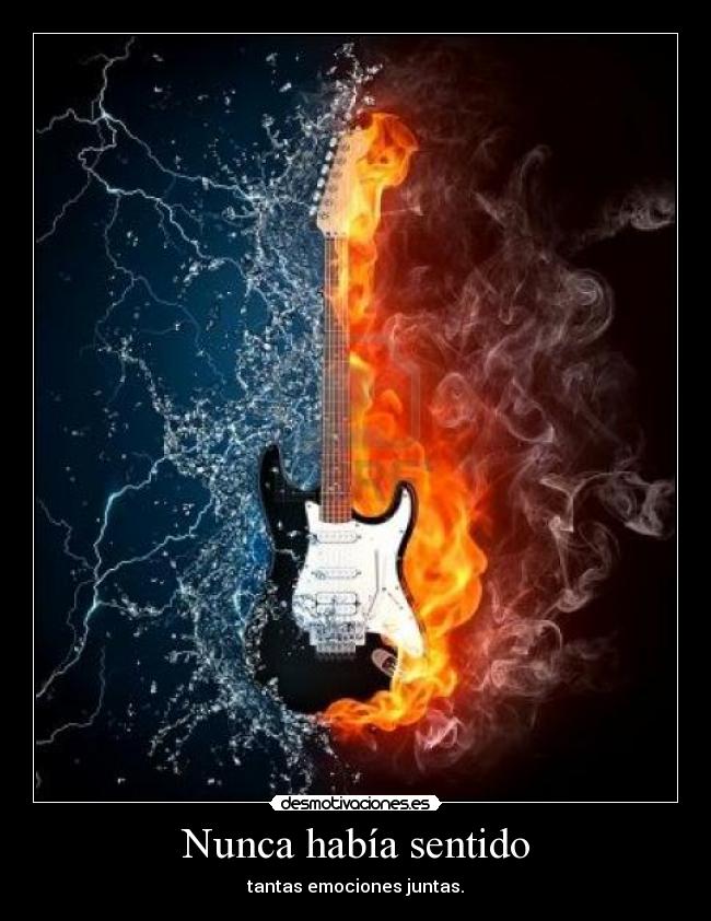 Nunca había sentido - 