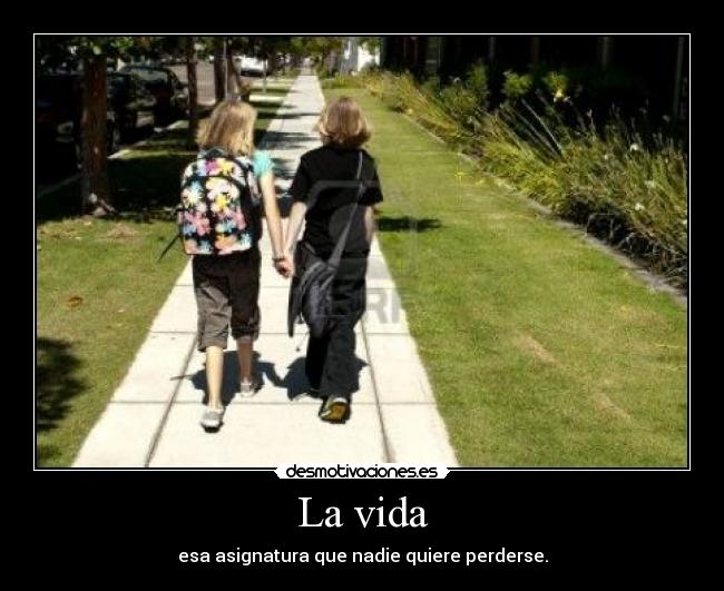 La vida -